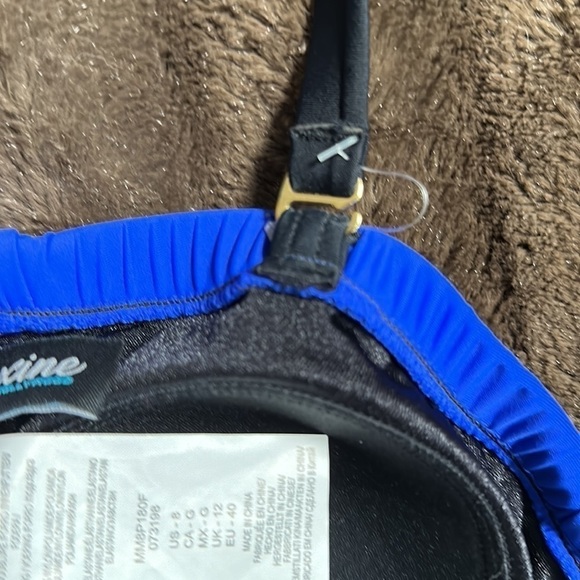 NWOT MAXINE OF HOLLYWOOD Royal and Black One Piece Sz 8 - Picture 11 of 11